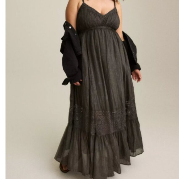 Torrid Curve Dresses & Skirts - Torrid- Trim Maxi Dress